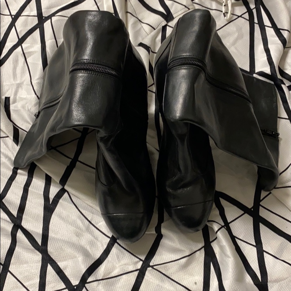 Coach Gorgeous Buttery Leather Tall Zip Up Boots - Picture 2 of 8